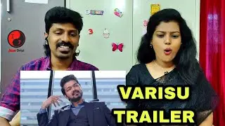 Varisu Official Trailer Reaction | Thalapathy Vijay | Rashmika | Vamshi | Sun Tv | Tamil Couple