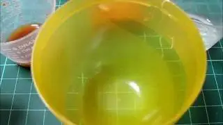 Pouring resin