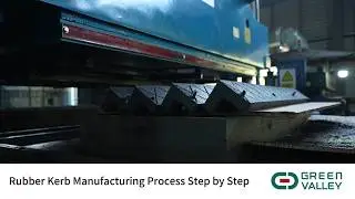 Rubber Kerb Manufacturing Process Step by Step #manufacturing #production