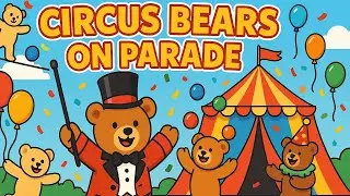 Circus Bears on Parade (Official Kids Circus Song) | Teddy Bear Dance Party