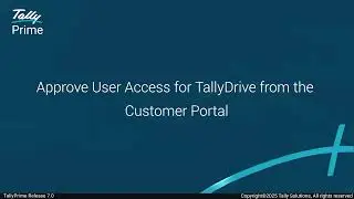 How to Approve User Access for TallyDrive Service|4QS| 4 Quadrant Solutions| TallyPrime| Tally
