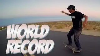 WORLD RECORD LONGEST SKATEBOARD MANUAL  !!!