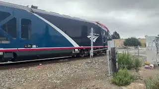 Amtrak Coast Starlight Train #11 on Edes Ave On The Coast Subdivision in Oakland California