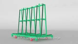 a frame slab rack、A Frame Slab Transport Rack