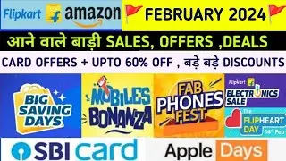 Amazon New Upcoming Sale Feb 2024 | Amazon Fab Phone Fest Sale 2024 Date & Banks Offer