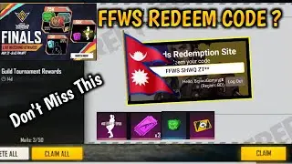 FREEFIRE FFWS REDEEM CODE IN NWPALI|FFWS LIVE WATCHING MILESTONE REWARDS|FREEFIRE NEPAL UPDATES