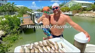 Morris Family Fun - Mangrove Snapper fishing in the Florida Keys!!!!