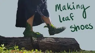 making some ~fairy leaf shoes~