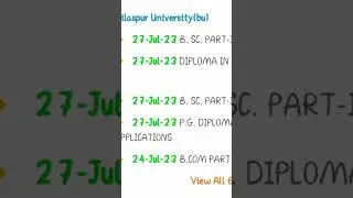 sarguja University result 2023 new update