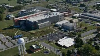 Aerial views (3 angles) of USAMRIID at Fort Detrick, MD