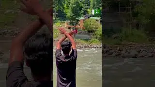 Keran Valley🇮🇳 LOC 🇵🇰|| Border Hain Magar Koi Fancing Nahin ##shortsreel #keranvalley #atharmir
