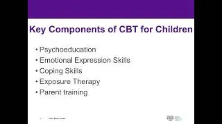 Wednesday Webinar: Game Based Cognitive Behavioral Therapy