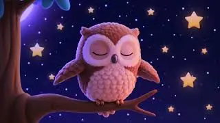 Sleepy Owl Under the Stars 🌙 🦉 Looped Animation + Instrumental Music