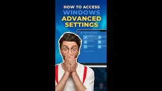 How to Access Windows Advanced Settings Menu #pctips  #windows