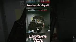 [r6sx] Claymore Trip/Rainbow Six Siege X #shorts