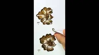 🌸 Unique 3D Flower 🌼Mehndi Design for beginner ✨| Latest Henna Art 2026 #mehndi2026#easymehndi#viral