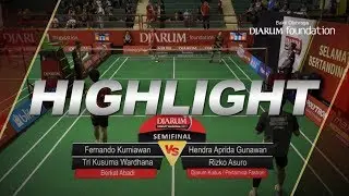Hendra A.G./Rizko Asuro (Djarum Kudus/Pertamina Fastron) VS Fernando K./Tri Kusuma (Berkat Abadi)