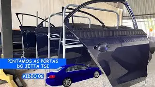 PINTAMOS AS PORTAS E MACANETAS DO JETTA TSI