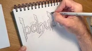 #B&Atilde;HUBALI THE EPIC - 🎬 Movie Logos Reimagined | The Art of the Hand-Drawn Movie Logo! ✍️
