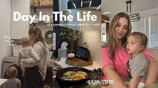 A Realistic Day in the Life of a Christian Stay-at-Home Mom of 2 | Homemaking with God
