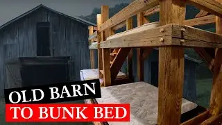 Turning an Old Barn into Custom Bunk Beds (AMAZING)