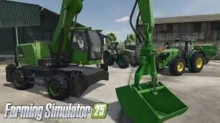 Massive Potato Harvest & Bunker Silo Leveling! | Pallegney | Farming Simulator 25 | FS25