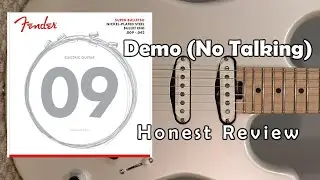 Fender Super Bullets 09-42 Electric Guitar Strings Demo & Honest Review