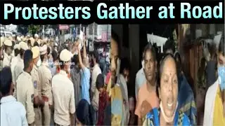 Protesters Gather at Road Against Saidabad Case  in Hyderabad | Overseas News