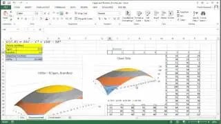 Unconstrained and Constrained Optimization w/ Solver