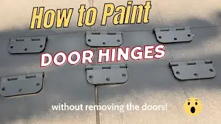 How to Paint Door Hinges