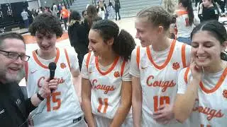 Central Kitsap Cougars Players talk Postgame after making Playoffs by Beating Timberline Blazers