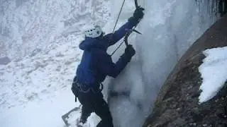 Ice Climb  Kinder Downfall