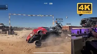 Wreckfest 2 in 4K HDR | Steering Wheel Gameplay | Logitech G29