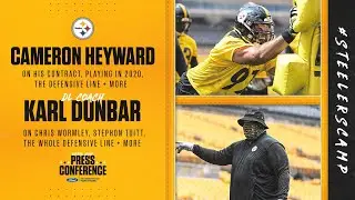 Steelers Virtual Camp Press Conference (Aug. 17): Cam Heyward, Coach Dunbar | 2020 Training Camp