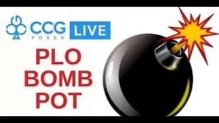 CCG Poker LIVE: $1-2-5 PLO Bomb pot!