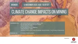 Climate Change Impacts on Mining | Webinar | 12.10.2020