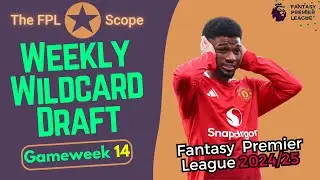 GW14, Weekly Wildcard Draft: Salah/Saka/Palmer | The FPL Scope | Fantasy Premier League Tips 2024/25