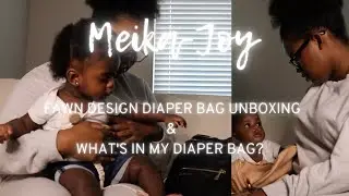 WHAT'S IN MY DIAPER? AND FAWN DESIGN DIAPER BAG UNBOXING!!!!