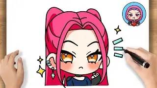 How To Draw Cute Mira From Kpop Demon Hunters