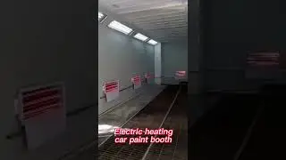 Electric heating car paint booth  #spraybooth #carpainting #bakingroom #carbody #carbodyrepair
