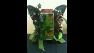 Altered Butterfly Mini Domino Book