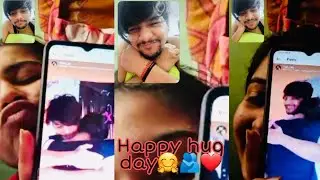 Hug day status | longdistance relationship whatsapp status | videocall shorts #vishualy #shorts