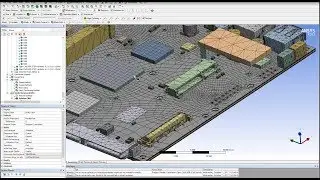 Анализ коробления печатной платы ANSYS, часть 2: построение сетки и настройка