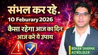 Sambhal kar Rahe| 10 February 2026 | Kaisa rahega Tuesday ka Din? #jyotishandvastu #Rohansharma