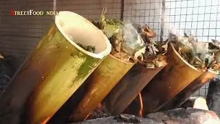 OIL LESS BAMBOO RICE BIRYANI -  Bamboo Chicken Biryani - Healthy Food