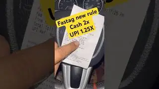 Now you will save money😅|| fastag rule change || #fastag #fact #news #car #automobile