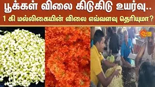 Flowers Price List in Tamil Nadu | Flower Prices Skyrocket | Malligai | Sun News