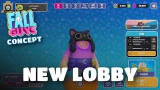 Fall Guys: new lobby, login screen (concept)