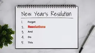 Beyond Resolutions: Building a Relationship with Yourself