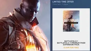 FREE Premium Pass Battlefield 1 [Sept 11 - Sept 18 2018]